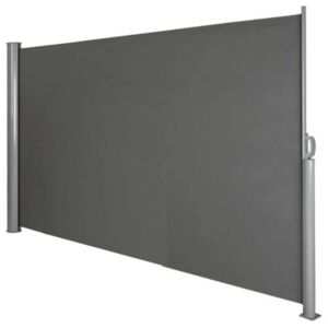 Kihúzható árnyékoló fal (160x300 cm, sötét szürke)