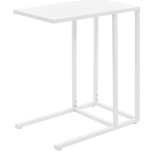 Fehér fém oldalasztal 35 x 55 x 65 cm