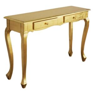 Pauline arany konzolasztal 120x35x80 cm