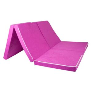 FI Összehajtható utazó matrac 195x120x7 Szín.: Rózsaszín