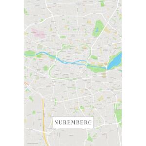 Nuremberg color Térképe