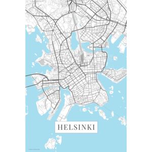 Helsinki white Térképe