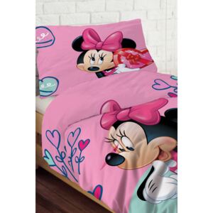 Minnie Hearts lányka ágyneműhuzat többszínű 140x200 cm
