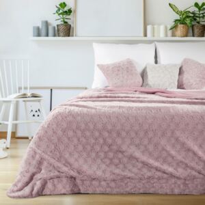 Ágytakaró 200x220cm Rózsaszín (Prémium minőség)