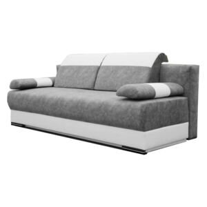 Háromszemélyes kanapé Tira (szürke + fehér). Akció -32%. 607028