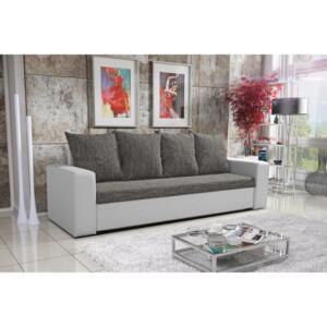Háromszemélyes kanapé Monica (szürke + fehér)
