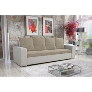 Háromszemélyes kanapé Monica (bézs + fehér)
