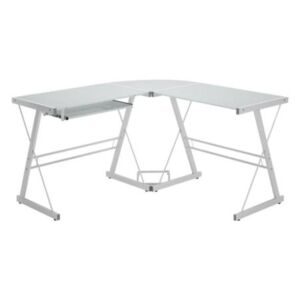 L alakú íróasztal (fehér)