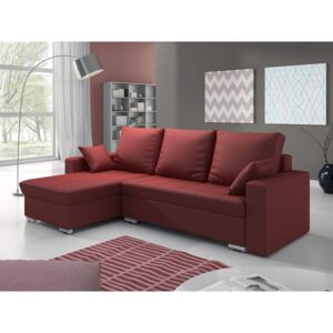 Sarok kanapé Valentina (piros) (B)