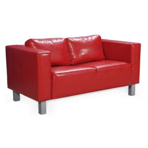 Kétszemélyes kanapé Valery II (piros). Akció -31%