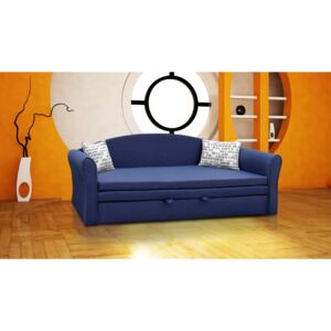 Háromszemélyes kanapé Bailey (sötétkék + London párnák)