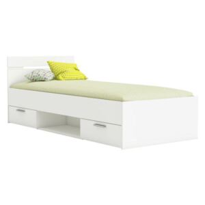 Egyszemélyes ágy 90 cm Myriam (fehér)