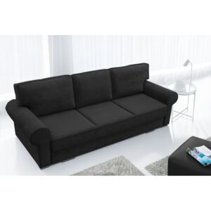 Háromszemélyes kanapé Bremo (fekete)