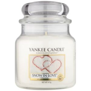 Yankee Candle Snow in Love illatos gyertya Classic közepes méret 411 g