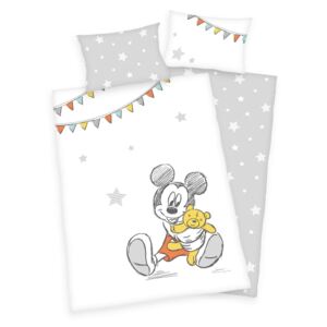 Herding Mickey Mouse gyermek pamut ágynemű kiságyba, 100 x 135 cm, 40 x 60 cm