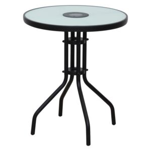 Kerti asztal Tempo Kondela Ozella (fekete)