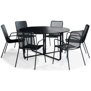 Asztal és szék garnitúra VG6076 Fekete