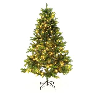 3D karácsonyfa fényekkel, zöld, 180cm, LED300, CHRISTMAS TYP 6