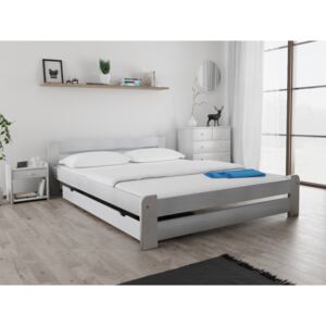 Laura ágy 160x200 cm, fehér Ágyrács: Ágyrács nélkül, Matrac: matrac nélkül