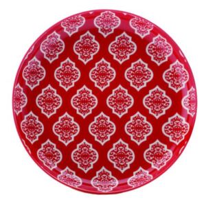 Desszertes tányér 18,5 cm, Alcazar Red Circ - Maxwell & Williams