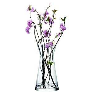 LSA Flower magas üvegváza virágkölteményekhez, 60cm, áttetsző, kézzel készített