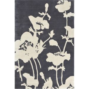 Florence Broadhurst szőnyeg Floral 300 Charcoal 039604 200 x 280 cm