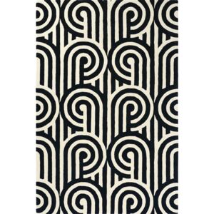 Florence Broadhurst szőnyeg Turnabouts Black 039205 250 x 350 cm