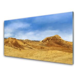 Modern üvegkép Desert Hills Landscape 125x50 cm