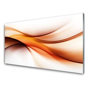 Modern üvegkép Absztrakció Graphics Waves 125x50 cm