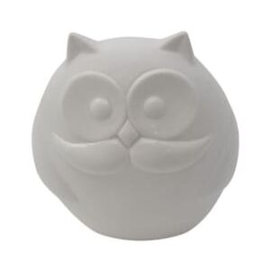 OWL fehér porcelán dísztárgy