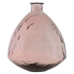 ADOBE rózsaszín üveg váza