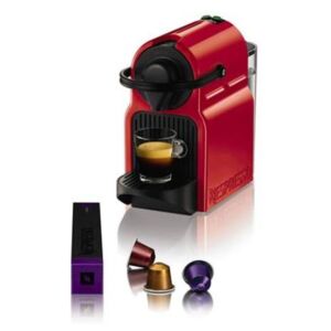 Kávéfőzőgép, kapszulás, KRUPS Nespresso-XN 1005 Inissia rubint vörös (KHKG401)