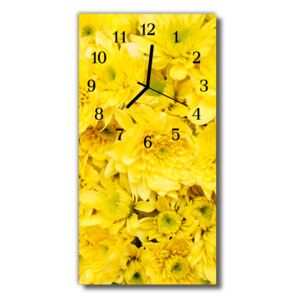Téglalap alakú üvegóra Sárga Virágok Virágok 30x60 cm