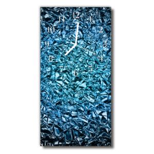Téglalap alakú üvegóra kék film 30x60 cm