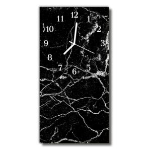 Téglalap alakú üvegóra Art Természetes kő fekete 30x60 cm