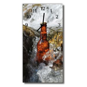 Négyszögletes fali üvegóra Üveg sör Víz 30x60 cm