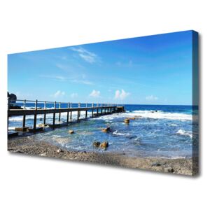 Vászonkép falra Ocean Beach Landscape 100x50 cm