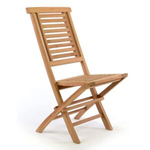 Kerti szék összecsukható DIVERO® Hantown - tíkfa