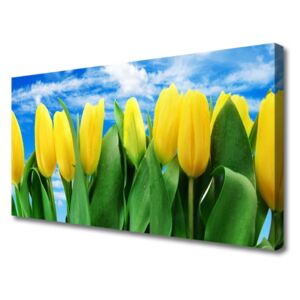 Vászonkép tulipán virágok 140x70 cm