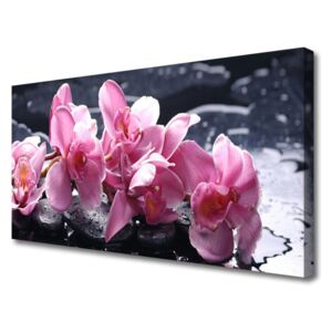 Vászonkép nyomtatás Orchidea virág Peace 140x70 cm