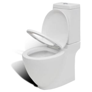 WC Fürdőszoba Téglalap Kerámia Fehér Speciális Dizájn Toalett