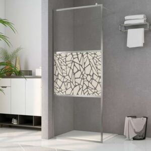 VidaXL zuhanyfal kőmintás ESG üveggel 80 x 195 cm