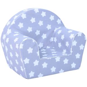 Fimex Gyerek fotel csillagok - szürke