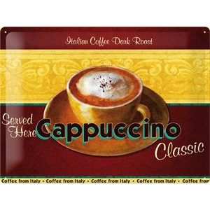 Nostalgic Art Fémtáblák – Cappuccino