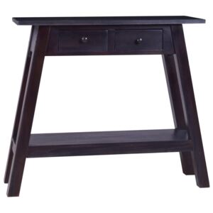 VidaXL világos feketekávé színű tömör mahagóni tálalóasztal 90x30x75cm