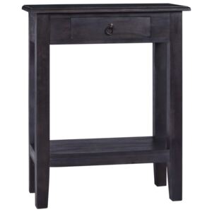 VidaXL világos feketekávé színű tömör mahagóni tálalóasztal 60x30x75cm