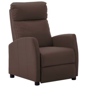VidaXL barna műbőr dönthető szék