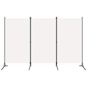 VidaXL fehér 3 paneles paraván 260 x 180 cm