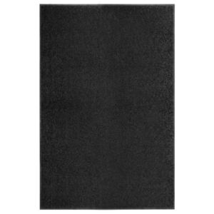 VidaXL fekete kimosható lábtörlő 120 x 180 cm