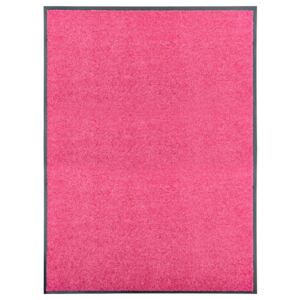 VidaXL rózsaszín kimosható lábtörlő 90 x 120 cm